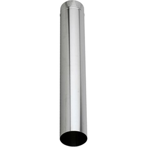 TUBO STUFA ZINCATO 0,5 MM - 120 MM