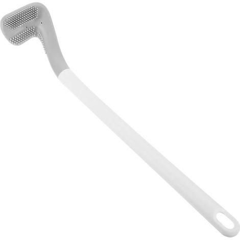 Brosse WC Noire avec Poignée Antidérapante en TPR Brosse De Nettoyage pour Cuvette De Toilette Outil Efficace sans Rayure pour Salle De Bain 15.35In (1/5)
