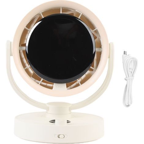 DD8153 rechargeable desk fan, 100 speeds, 90° automatic oscillation, quiet (25 dB), LED display (1/5)