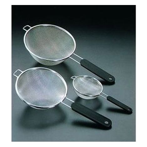 Metaltex 116320 Colador de acero inoxidable 20 cm negro
