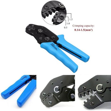 Pinza crimpatrice per terminali AWG26-16 0.14-1.5 mm² CRIMPATURA SN-48B
