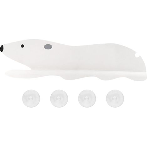 Protège-éclaboussure d'évier imperméable motif ours, tapis robuste anti-éclaboussures pour plan de travail cuisine maison (1/5)