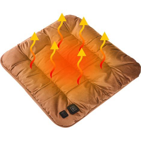 Coussin chauffant en graphène pour siège de bureau, coussin chauffant USB pour siège auto