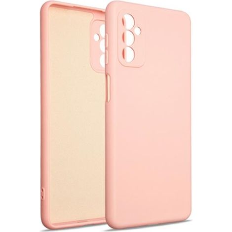 Custodia in silicone rosa Beline per Samsung M52.
