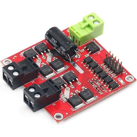 Module de commande de moteur CC double 25-26 V 7 A 160 W, qualité industrielle, modulation de largeur d'impulsion (PWM) positive/négative, logique L298, XY-160D (1/4)