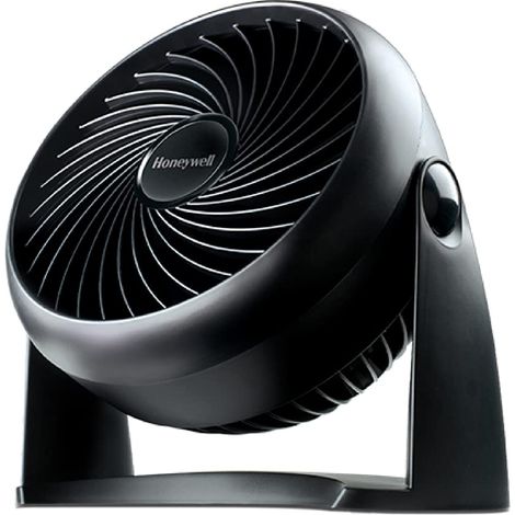 Honeywell TurboForce Ventilatore ad alta potenza, Raffreddamento silenzioso, Inclinazione variabile a 90°, 3 impostazioni di velocità, Nero, HT900E