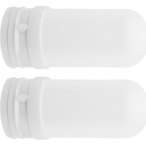 Filtro per l'acqua in ceramica facile da installare per purificatore d'acqua domestico, elementi di ricambio in 2 pezzi in diatomite e carbone attivo per rubinetti da cucina. (1/5)