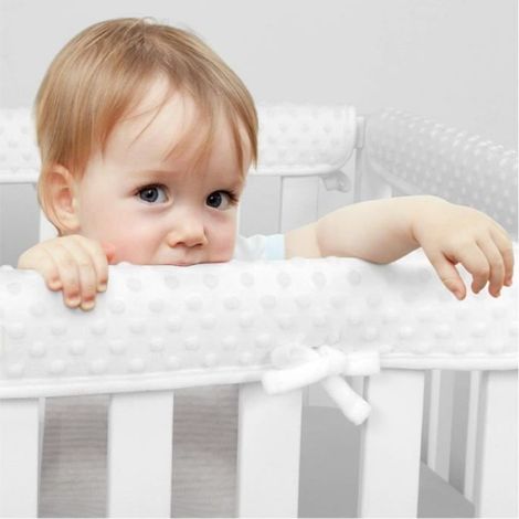 Protection de Rail de Berceau - - 3PC - Mixte - Blanc - Bébé