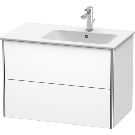Duravit XSquare mueble bajo lavabo suspendido, 2 cajones, lavabo