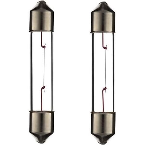 2x Ampoule SV5.5 3W 6X31 12V pour voiture, moto, scooter