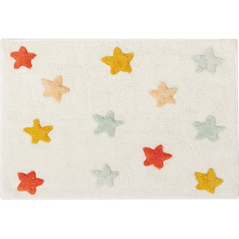 Tapis de chevet en imitation cachemire, moelleux antidérapant pour salon, chambre, couloir - Type 2 80x120cm (1/5)