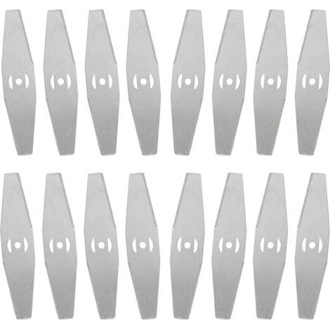 Coupe Bordure Lame De Rechange, 16Pcs Lames Métal Coupe Bordure, Lame Tondeuse à Gazon Universelle, pour Coupe Bordure sans Fil Garniture De Jardin,Metal Blade (1/5)