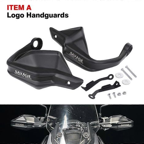 Aplicable a Tiger Sport 660 800 Protectores de manos para motocicletas Protectores de puños de manillar Protector de deflector de viento elevado Protector de palanca de freno (Protectores de manos con (1/5)