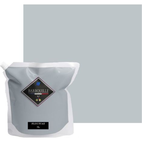 Peinture acrylique velours murs et plafonds 5L Gris Clair Fluctuat (1/5)