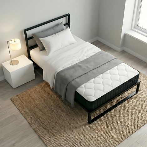 Matelas 90x200 à mémoire de forme - 15 cm de hauteur - zones différenciées (1/5)