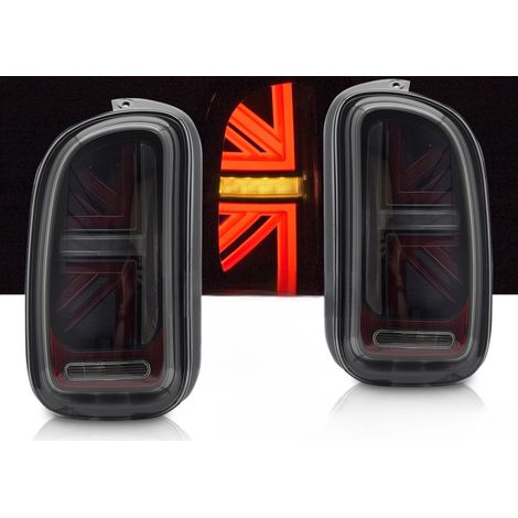Paire de feux arriere Mini Cooper R55 Clubman de 2007 a 2014 Fume - FULL Led (1/5)