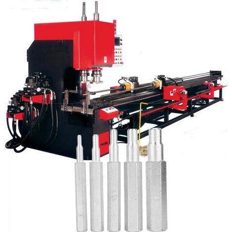 5 outils d'évasement de tubes en cuivre CT-193 pour l'évasement et le poinçonnage de tubes de diamètres 1/4", 5/16", 3/8", 1/2", 5/8". (1/5)