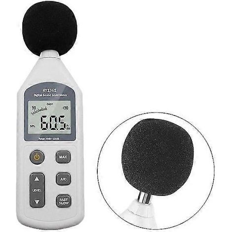 LCD Digital Sound Level Meter 30-130dBA Sound Level Meter Test Equipment (1/4)