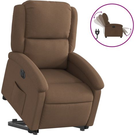 Maison Exclusive - Relaxsessel mit Aufstehhilfe Elektrisch Braun (1/5)