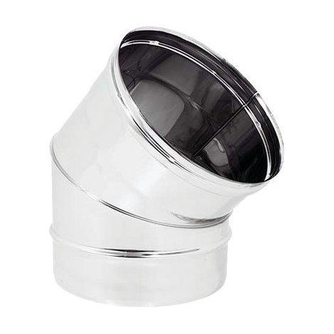 Gomito inox aisi 304 45° cm 10 Zincogroup