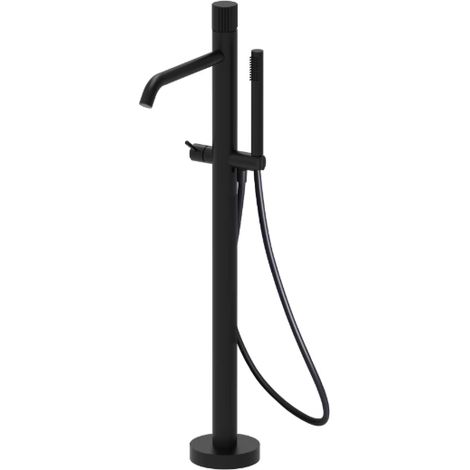 Miscelatore vasca/doccia a pavimento nero Paffoni serie Jo JOBOX032NO Nero (1/2)