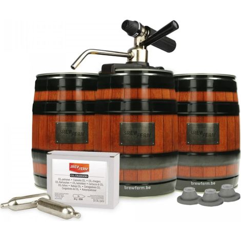 Pack de inicio de barriles Brewferm® Barrel Party con Party Star Deluxe (1/2)