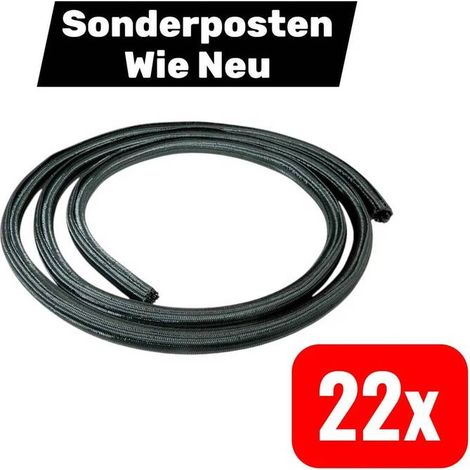 [NEUWERTIG] B-Ware ROLINE Gewebeschlauch Kabelbündelung selbstschliessend schwarz 2,5 m (1/2)