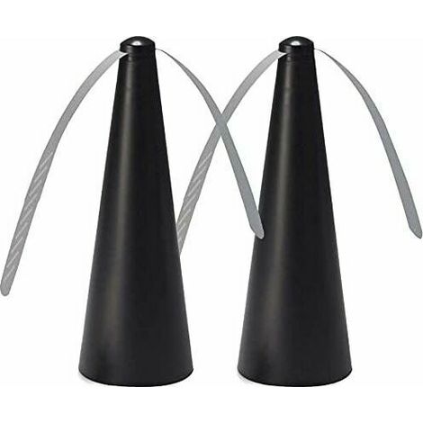 Ventilateur anti-insectes 2 pièces – Éloigne mouches et moustiques – Installation facile sur tables extérieures – Design léger et inodore (1/5)