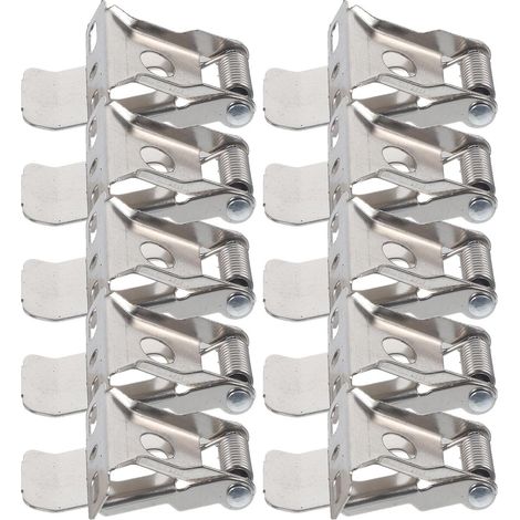 Silver Iron Spring Clips for Easy Recessed Installation and Stable Fixing 20 Simple and Lightweight Design Recessed Spotlights and Downlights (1/5)