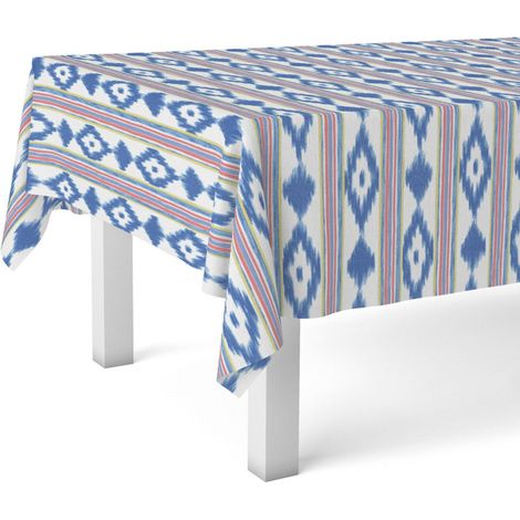 Nappe Toile cirée Lavable carrée 140x140 cm Majorque Multicolore (1/4)