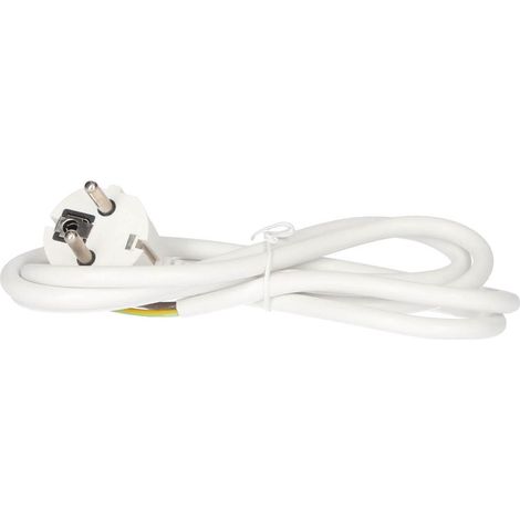 Cable PVC con clavija 3x1mm 1,5M Blanco GSC 001101091 (1/3)