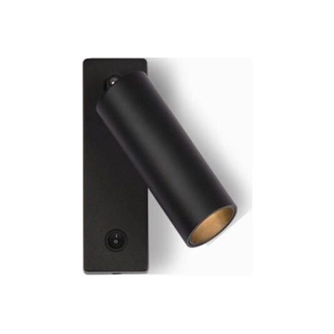 Spot LED 3W lumière chaude 3000K à montage en surface, pour chevet ou mur, idéal pour les hôtels, les couloirs et les bars. (1/5)