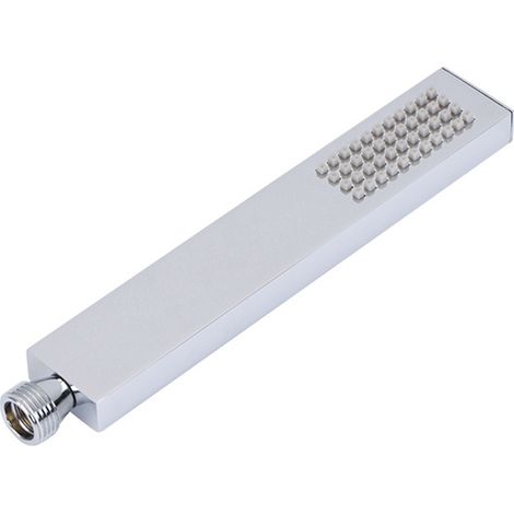 Pommeau de douche monobloc rectangulaire en cuivre plaqué à face droite douchette-2193515mm