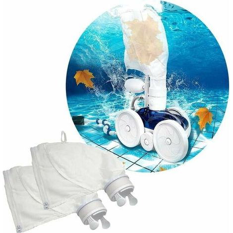 royaluxe -Lot de 2 sacs de nettoyage piscine avec filtre de rechange pour 280/480 (1/5)