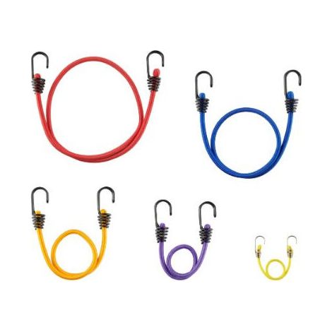 Lot de 10 tendeurs à crochet, couleurs assorties - (1/5)