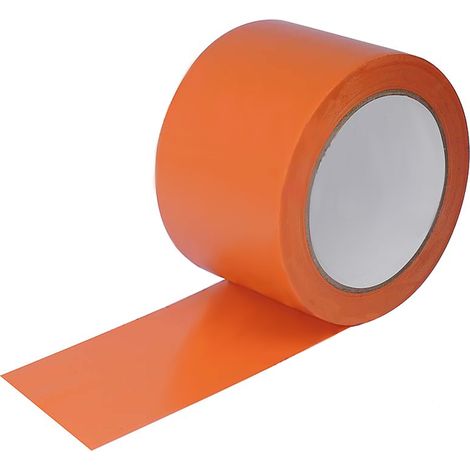 Un Adhésif PVC ORANGE 75mmx33m (1/6)