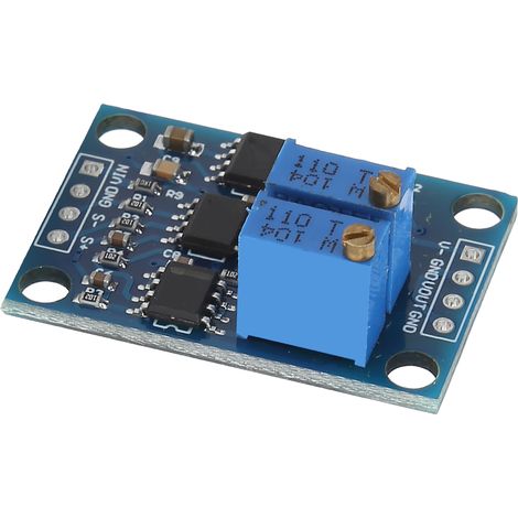 Module amplificateur de tension AD620, transmetteur microvolt/millivolt, signal faible, instrumentation précise, capteur industriel. (1/5)