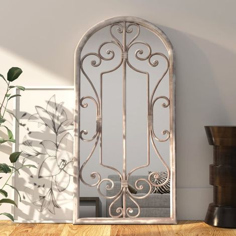 Miroir Sable Style baroque - Miroir décor 100x45 cm Fer pour utilisation à l'intérieur BV581686 - BonneVie (1/5)