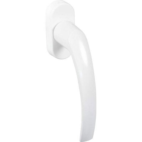 White window handle Plastic window handle on oval rosette Tilt and turn olive without locking cylinder 1 piece (1/3)