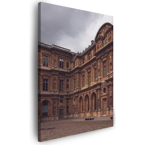 Quadro su tela "Architettura di Parigi" 60x90 cm