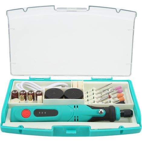 Perceuse à bijoux sans fil USB, 3 vitesses réglables pour polissage et perçage DIY, outil manuel mini pour création de bijoux. (1/5)