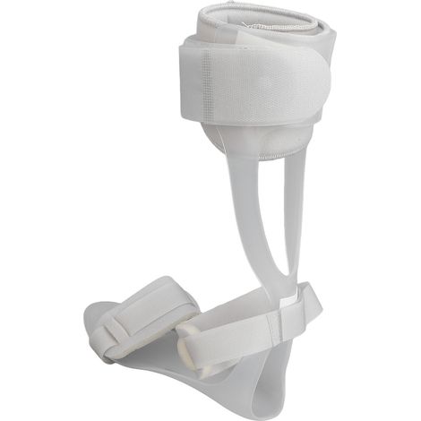 Attelle de cheville et pied réglable antidérapante, fixation orthopédique gauche taille XL, dispositif de maintien pour soin du pied (1/5)