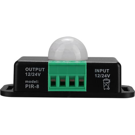 Détecteur de mouvement infrarouge intelligent DC 12V 24V pour maison, interrupteur automatique à capteur de présence (1/5)
