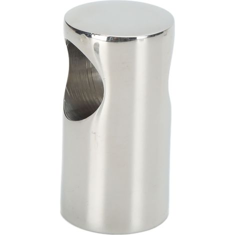 Support de rambarde marine 7/8 pouces en acier inoxydable, fixations traversantes pour mât de bateau, quincaillerie nautique robuste (1/5)