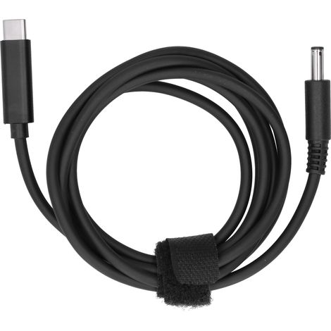 Câble adaptateur USB-C vers DC 4,53,0 mm mâle pour ordinateurs portables Dell, permettant une charge rapide. (1/5)