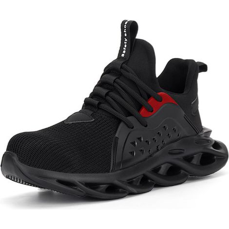 Scarpe antinfortunistiche uomo e donna, puntale in acciaio, protezione dal lavoro, antiperforazione, comode, leggere, traspiranti, unisex, sneaker antinfortunistiche 43 (1/5)