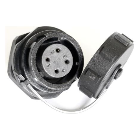 Connecteur circulaire RS PRO, Standard 4 contacts, Montage panneau, raccordement A souder ( Prix pour 1 )