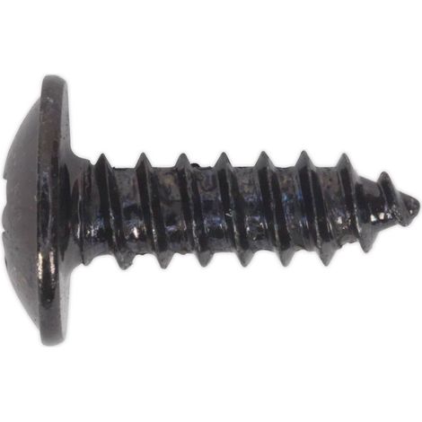 Sealey BST4213 Self-Tapping Pozi Flanged Head Screw 4.2 x 13mm, Black - Pack of 100
