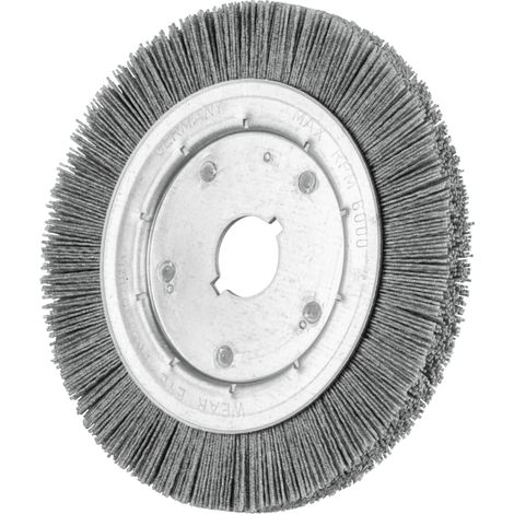 PFERD TOOLS Rundbürste schmal ungezopft RBU Ø200x16xvariable Bohrung SiC-Filament-Ø0,90 Korn 80 2 Stk
