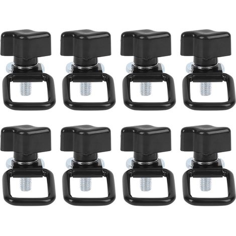 Kit de fixation à démontage rapide pour Hard Top, écrou papillon, anneau en D, tie-down, compatible Jeep M10 M8 (1/5)